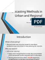 Forecasting Methods in Urban and Regional Planning