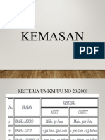 Presentasi Kemasan Produk UMKM