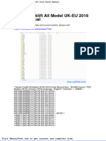 Hyster Forklift All Model UK-EU 2018 Parts Manual