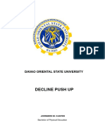Decline Push Up: Davao Oriental State University