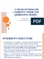 L7 - 8051 Interrupt, Timer and Addressing Modes