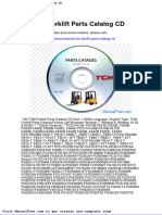 All TCM Forklift Parts Catalog CD