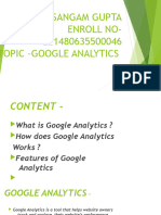 Sangam Gupta Google Analytics