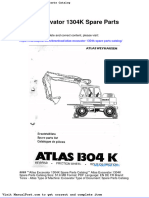Atlas Excavator 1304k Spare Parts Catalog