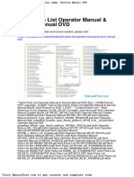 Aichi Parts List Operator Manual Service Manual DVD