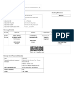 Electronic Ticket Receipt, October 30 For MS KUBA SEIDE HASSAN