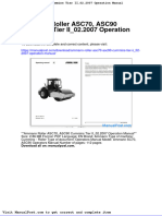 Ammann Roller Asc70 Asc90 Cummins Tier II 02 2007 Operation Manual