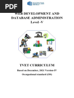 Web Development and Database Administration Level - V: Based On December, 2021 Version-IV Occupational Standard (OS)