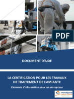 La Certification Amiante