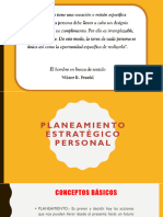 4 Clase Planeamiento Estrategico Personal