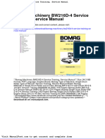 Bomag Machinery Bw216d 4 Service Training Service Manual