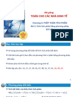 4.2-Tính tích phân bằng phương pháp đổi biến