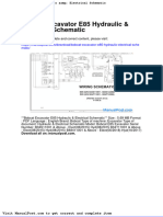 Bobcat Excavator E85 Hydraulic Electrical Schematic