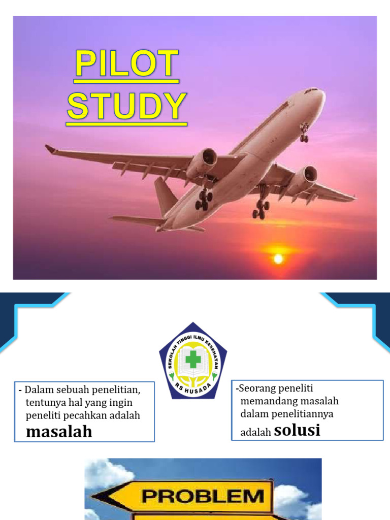 Pengertian dan Tujuan Pilot Study | PDF | Karier & Perkembangan