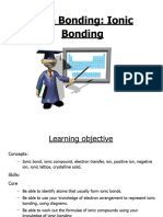 Core Bonding - Ionic Bonding