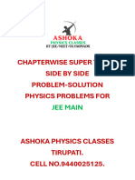 Jee Main Physics Super Thirty