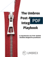 Post Merger Integration Playbook Second Edition