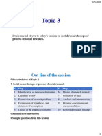 Topic-3: Out Line of The Session