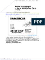 Bobcat Sambron Multiscopic Telehandler Serie 3000 Spare Parts Catalog 75552 0