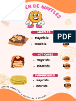 Pastel Cute Playful Illustrated Dessert Cafe Menu