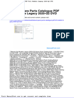 Bobcat Spare Parts Catalogue PDF Full Models Legacy 2020 q2 DVD