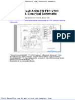 Bobcat Versahandler TTC v723 Hydraulic Electrical Schematic