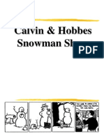 Calvin and Hobbes - Snowman Show (delightful)