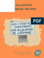 Allocation Du Travail Des Arts - Nov 2023