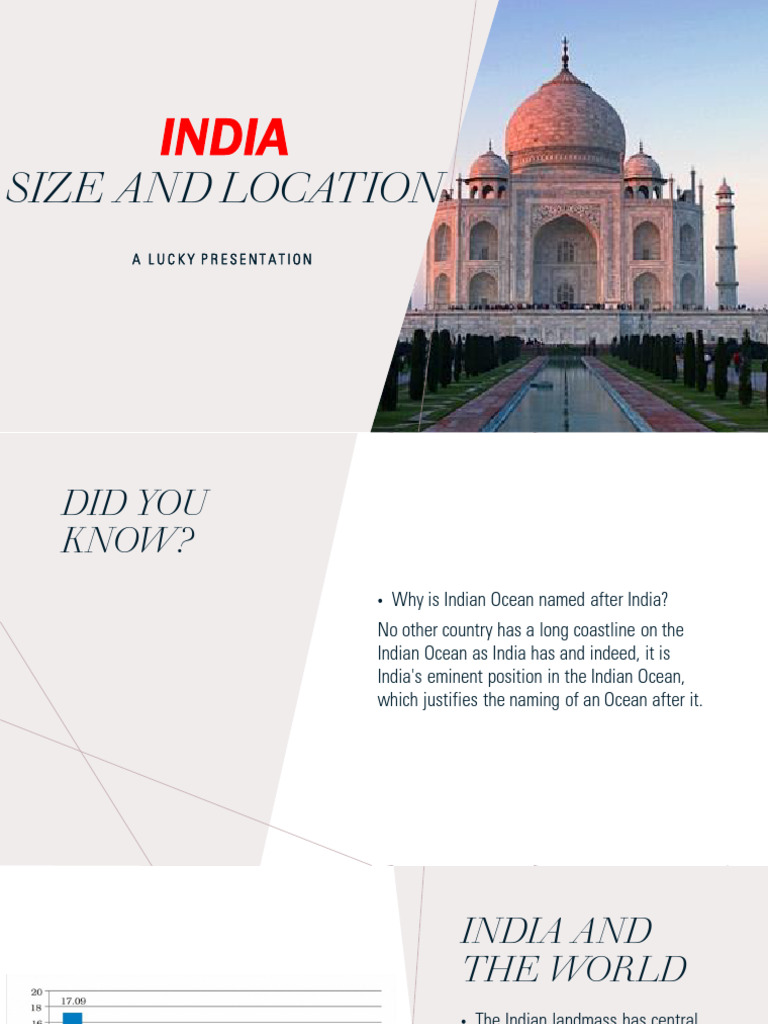 India Size and Location | PDF | Geography | Physical Geography