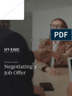 Negotiating A Job Offer