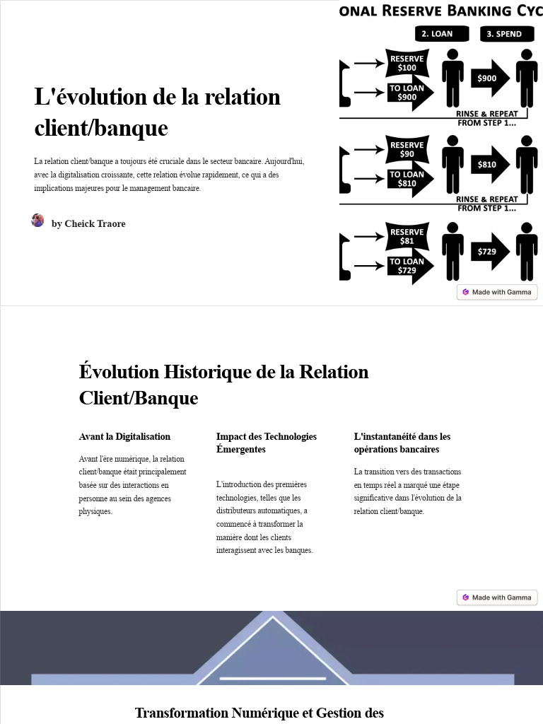 Digitalisation de la Relation Client Banque | PDF | Banques | Économie