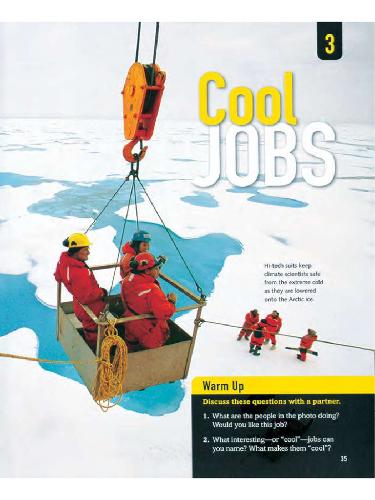 Cool Jobs Lesson Plan, PreIntermediate PDF
