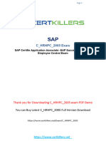 C - HRHPC - 2005 SAP Successfactors EC Payroll