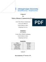 Modes of Business Communication Process