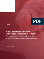 Cigref Audit de Licences Logicielles Charte Bonnes Pratiques 2021