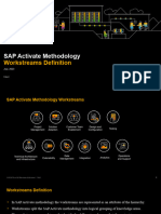 1 SAP Activate Methodology Workstreams Definition