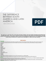 The Difference Between South America and Latin America .