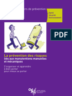 Cahier Prevention Manu Tention
