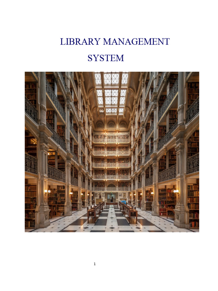 Final Library Management System | PDF | Libraries | Databases