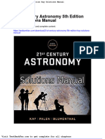 21st Century Astronomy 5th Edition Kay Solutions Manual
