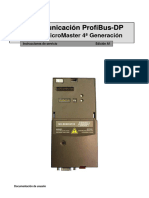 13 MM ProfiBus DP Con Micromaster 4xx