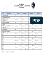 Daftar Hadir