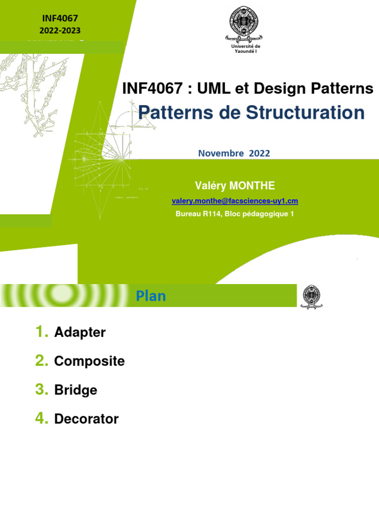 Patterns de Design en UML | PDF | Interface (Informatique) | Patron de ...