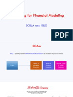Accounting For Financial Modeling: SG&A and R&D