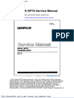 Cat Forklift Dp70 Service Manual