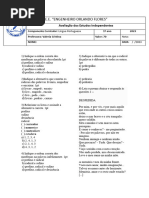 13.7. Exercícios de Objeto Direto e Indireto 7º Ano (Com Gabarito ...