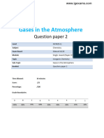 12.2 Gases in The Atmosphere (2C) QP