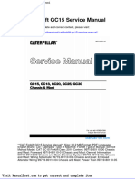 Cat Forklift Gc15 Service Manual