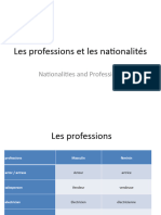 Les Professions Et Les Nationalités