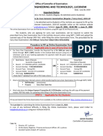 Exam Form Notice Even Sem 2019 20